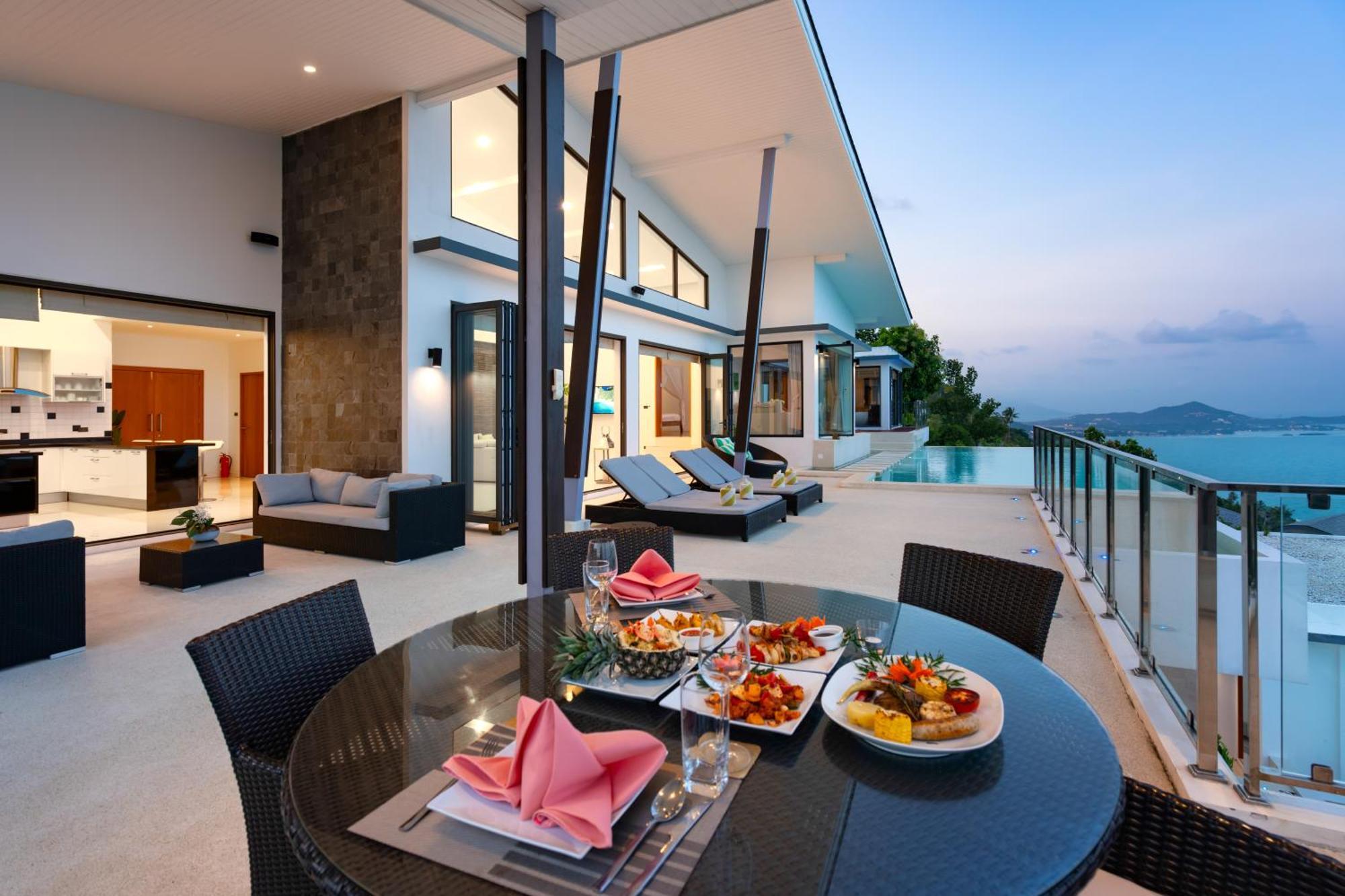 Karpe Diem Villa - Twin Infinity Pools Chaweng Beach Buitenkant foto