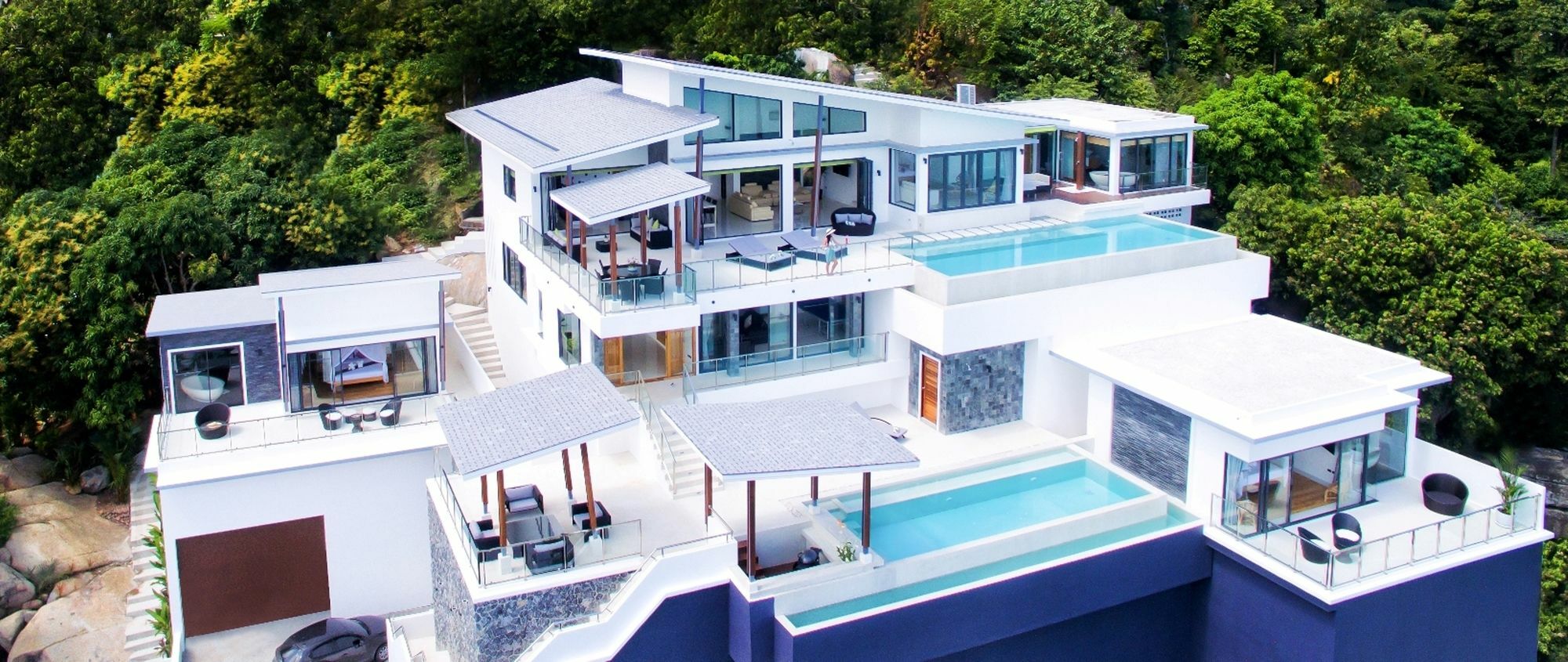 Karpe Diem Villa - Twin Infinity Pools Chaweng Beach Buitenkant foto